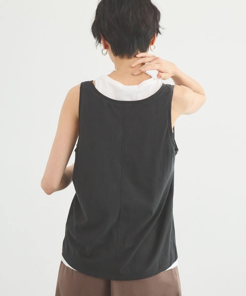 BARNYARDSTORM(バンヤードストーム)の「BARNYARDSTORM / GREYCHORD(グレーコード) / CLEO レイヤードT(Tシャツ/カットソー・レディース・グレー系その他/チャコールグレー・M)」の5枚目の写真