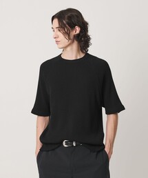 ビッグ ワッフル クルーネック ショートスリーブ Tシャツ
