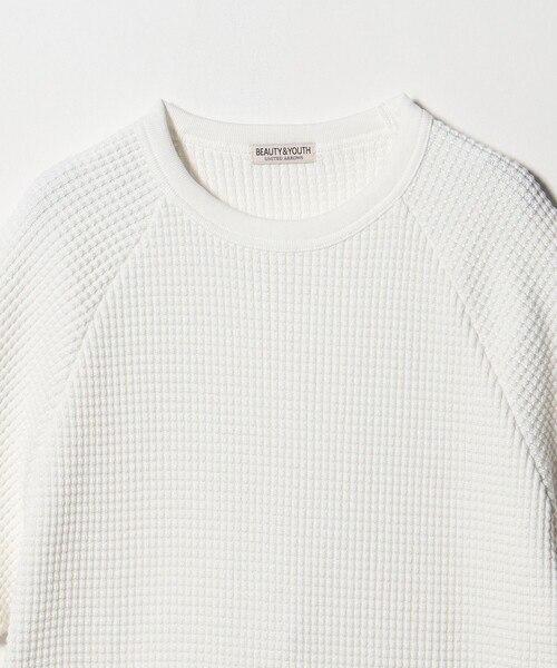 BEAUTY&YOUTH UNITED ARROWS(ビューティーアンドユースユナイテッドアローズ)の「ビッグ ワッフル クルーネック ショートスリーブ Tシャツ(Tシャツ/カットソー・メンズ・ホワイト/ブラック/イエロー・S/M/L/XL)」の16枚目の写真