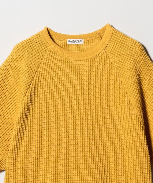 BEAUTY&YOUTH UNITED ARROWS(ビューティーアンドユースユナイテッドアローズ)の「ビッグ ワッフル クルーネック ショートスリーブ Tシャツ(Tシャツ/カットソー・メンズ・ホワイト/ブラック/イエロー・S/M/L/XL)」の20枚目の写真