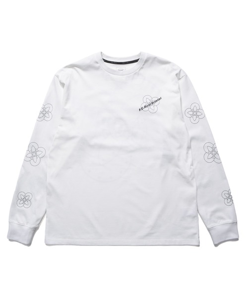 F.C.Real Bristol(エフシーレアルブリストル)の「56STARS L/S TEE(Tシャツ/カットソー・メンズ・ホワイト/ピンク/ブラック・SMALL/MEDIUM/XX-LARGE/X-LARGE/LARGE)」の2枚目の写真