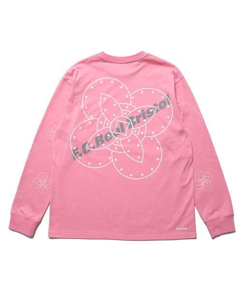 F.C.Real Bristol(エフシーレアルブリストル)の「56STARS L/S TEE(Tシャツ/カットソー・メンズ・ホワイト/ピンク/ブラック・SMALL/MEDIUM/XX-LARGE/X-LARGE/LARGE)」の3枚目の写真