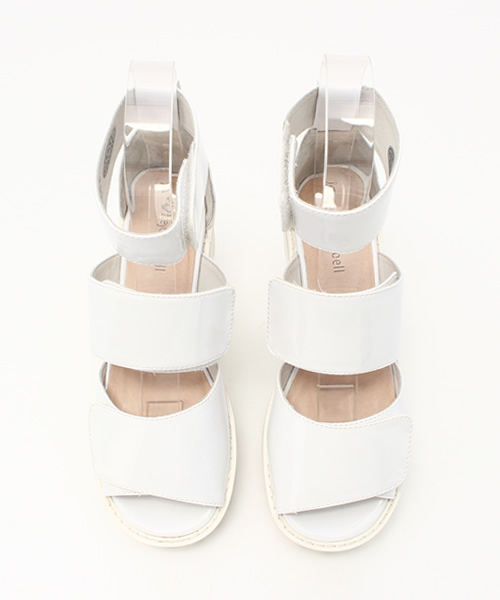 Jeffrey Campbell(ジェフリーキャンベル)の「マジックテープベルト厚底サンダル(サンダル・レディース・ホワイト・36/37/35/39)」の8枚目の写真