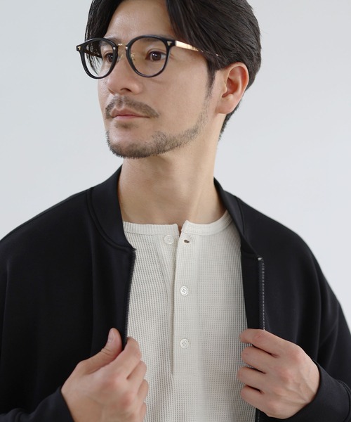 SPU(スプ)の「【吸水速乾、UVカット、形態安定、通気性、抗ピリング】機能性エアドライワッフルヘンリーネック長袖カットソー(Tシャツ/カットソー・メンズ・オフホワイト/ブラック/グレー・S/M/L/XL)」の7枚目の写真