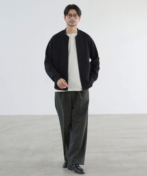 SPU(スプ)の「【吸水速乾、UVカット、形態安定、通気性、抗ピリング】機能性エアドライワッフルヘンリーネック長袖カットソー(Tシャツ/カットソー・メンズ・オフホワイト/ブラック/グレー・S/M/L/XL)」の12枚目の写真