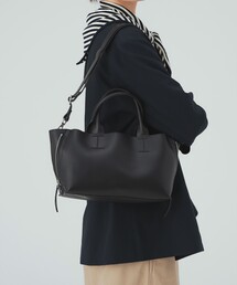 サイドジップ 2WAY トートバッグ
