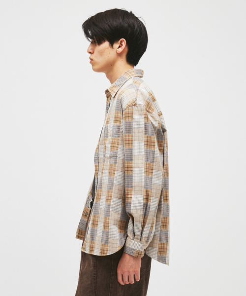 JOURNAL STANDARD（ジャーナルスタンダード）の「STILL AUTHENTIC / スティル オーセンティック レギュラーカラーシャツ（シャツ/ブラウス・メンズ・ベージュ/ネイビー/ブラック・MEDIUM/LARGE）」の20枚目の写真