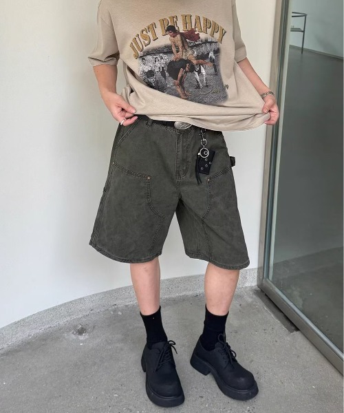 DOUBLE STEAL(ダブルスティール)の「DSヴィンテージカーゴショーツ(カーゴパンツ・メンズ・カーキ/ブラック・MEDIUM/SMALL/X-LARGE/LARGE)」の7枚目の写真