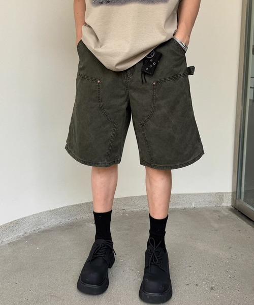 DOUBLE STEAL(ダブルスティール)の「DSヴィンテージカーゴショーツ(カーゴパンツ・メンズ・カーキ/ブラック・MEDIUM/SMALL/X-LARGE/LARGE)」の8枚目の写真