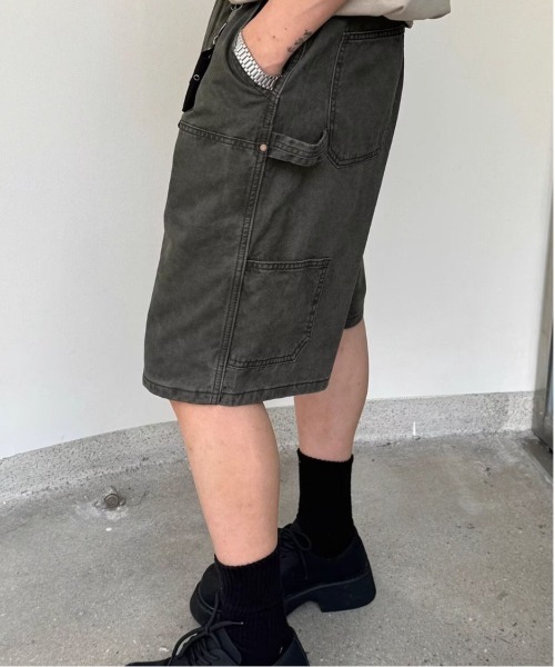 DOUBLE STEAL(ダブルスティール)の「DSヴィンテージカーゴショーツ(カーゴパンツ・メンズ・カーキ/ブラック・MEDIUM/SMALL/X-LARGE/LARGE)」の9枚目の写真