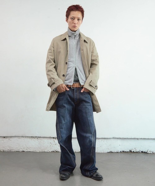 NVRFRGT(ネヴァーフォーゲット)の「3D TWISTED WIDE LEG JEANS(デニムパンツ・メンズ・インディゴブルー・1/2/3)」の8枚目の写真