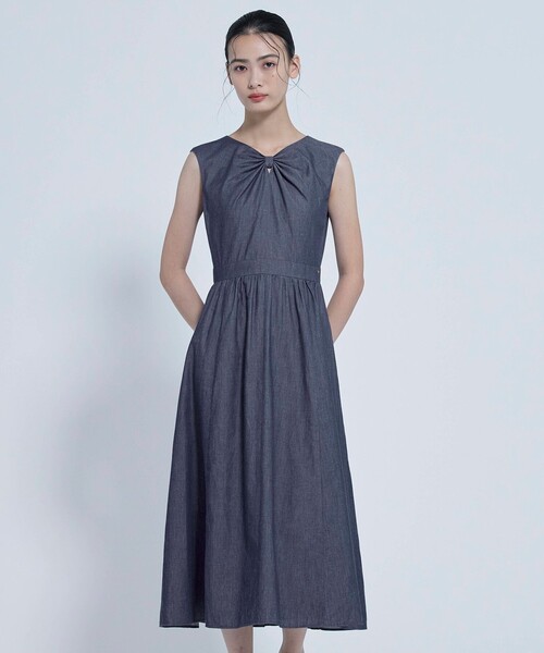 TOCCA(トッカ)の「RIBBON BOND DRESS ドレス(ワンピース・レディース・ネイビー系/ブラック系・0/4/2)」の10枚目の写真