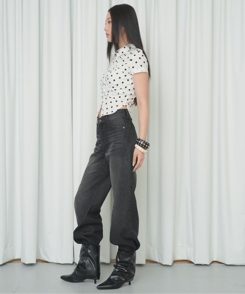 sedacle girl（セダクルガール）の「エポレットアソートシャツ（シャツ/ブラウス・レディース・ドット/ブラック/ダークブラウン・SMALL/MEDIUM）」の11枚目の写真