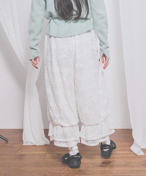 fig Ｌondon（フィグロンドン）の「Dorothy pants（その他パンツ・レディース・ホワイト/ブラック・FREE）」の7枚目の写真