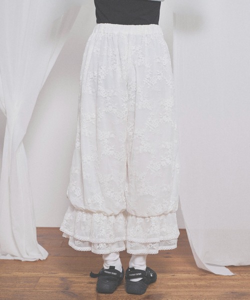 fig Ｌondon（フィグロンドン）の「Dorothy pants（その他パンツ・レディース・ホワイト/ブラック・FREE）」の19枚目の写真