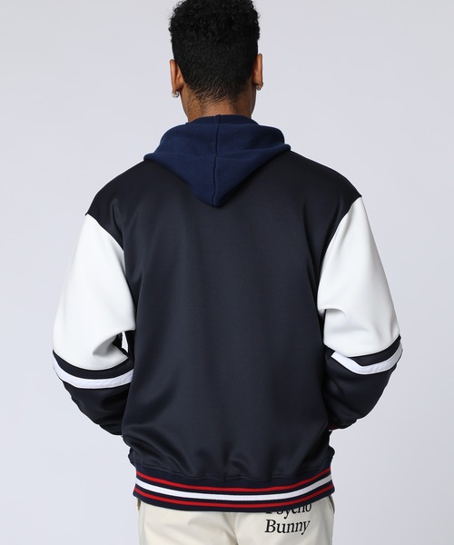 Psycho Bunny（サイコバニー）の「トラッドスポーツライク ボンバージャケット（ブルゾン・メンズ・ネイビー・X-LARGE/LARGE/MEDIUM）」の8枚目の写真
