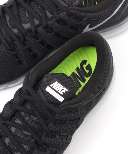 NIKE(ナイキ)の「NIKE(ナイキ) エアマックス2016(スニーカー・メンズ・ブラック/ロイヤルブルー・26cm/27cm/29cm/28cm/26.5cm/28.5cm/27.5cm)」の8枚目の写真