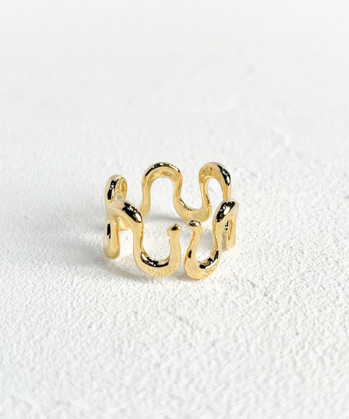MAISON SELECT(メゾンセレクト)の「7C17 ニュアンスデザイン メタルリング(リング・レディース・シルバー/ゴールド/ゴールド系/シルバー系3/シルバー系/シルバー系2/シルバー系1/シルバー系4/ゴールド系2/ゴールド系1/ゴールド系3/ゴールド系4・ONESIZE)」の7枚目の写真