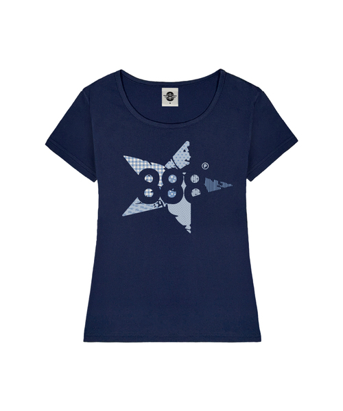 PRIMATE(プライメイト)の「SKYFI レディース Uネックスリムフィット半袖Tシャツ 4 COLORS(Tシャツ/カットソー・レディース・ミックスグレー/ネイビー/ホワイト/ブラック・SMALL/MEDIUM)」の4枚目の写真