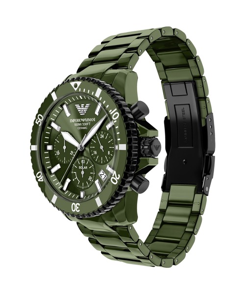 EMPORIO ARMANI（エンポリオアルマーニ）の「エンポリオ・アルマーニ 腕時計 メンズ アナログ セラミック AR70023（アナログ腕時計・メンズ・グリーン・FREE）」の6枚目の写真