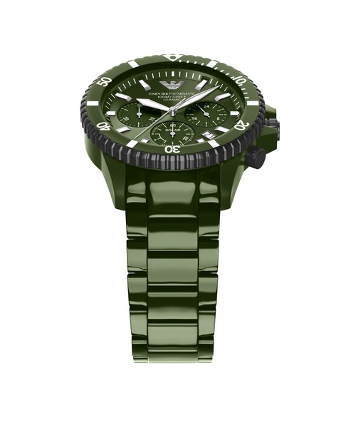EMPORIO ARMANI（エンポリオアルマーニ）の「エンポリオ・アルマーニ 腕時計 メンズ アナログ セラミック AR70023（アナログ腕時計・メンズ・グリーン・FREE）」の7枚目の写真