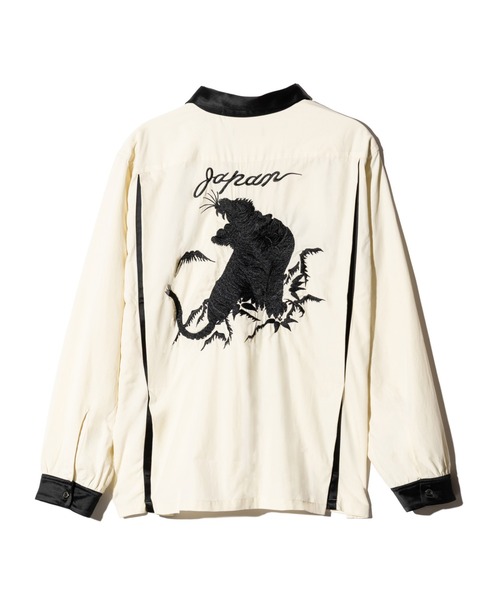 glamb(グラム)の「Ska Bowling Shirt / スカボウリングシャツ(シャツ/ブラウス・メンズ・ホワイト/ブラック/ワイン・M/L/S)」の5枚目の写真