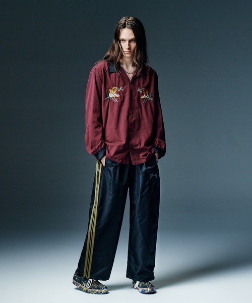 glamb(グラム)の「Ska Bowling Shirt / スカボウリングシャツ(シャツ/ブラウス・メンズ・ホワイト/ブラック/ワイン・M/L/S)」の18枚目の写真