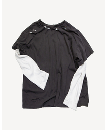 THUMB（ダム）の「Distressed Layered T-Shirt（Tシャツ/カットソー）」