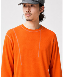 OVERGROW（オーバーグロウ）の「ベントメッシュレイヤーオレンジ（Tシャツ/カットソー）」