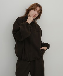 select MOCA（セレクトモカ）の「メランジフリーススタンドブルゾン（その他アウター）」