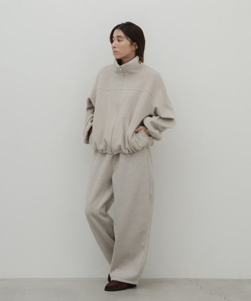 select MOCA(セレクトモカ)の「メランジフリーススタンドブルゾン(その他アウター・レディース・チャコールグレー/ブラウン/アイボリー・FREE)」の19枚目の写真