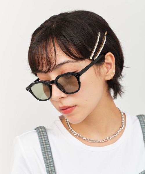 atmos pink(アトモスピンク)の「atmos pink Basic Frame Sunglasses / アトモス ピンク ベーシック フレーム サングラス(サングラス・レディース・ブラック/ブラウン・FREE)」の7枚目の写真
