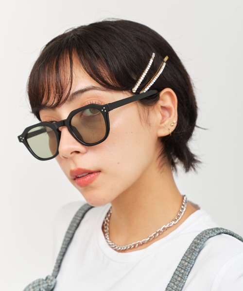 atmos pink(アトモスピンク)の「atmos pink Basic Frame Sunglasses / アトモス ピンク ベーシック フレーム サングラス(サングラス・レディース・ブラック/ブラウン・FREE)」の8枚目の写真