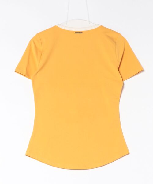 MICHAEL KORS(マイケルコース)の「KORS ストレッチ ジャージー Tシャツ(Tシャツ/カットソー・レディース・イエロー系・XS)」の2枚目の写真