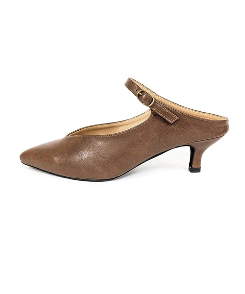 SOROTTO(ソロット)の「【軽量】5cmヒール ポインテッドトゥミュールサンダル パンプス(パンプス・レディース・ブラック/キャメル/シルバー・24.5cm/22.5cm/24.0cm/23.5cm/23.0cm)」の14枚目の写真