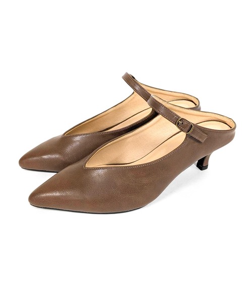 SOROTTO(ソロット)の「【軽量】5cmヒール ポインテッドトゥミュールサンダル パンプス(パンプス・レディース・ブラック/キャメル/シルバー・24.5cm/22.5cm/24.0cm/23.5cm/23.0cm)」の11枚目の写真