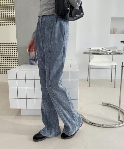 Ada.(エイダ)の「カット コーデュロイ フレア パンツ(その他パンツ・レディース・ブラウン/ブルー/ブラック・FREE)」の15枚目の写真