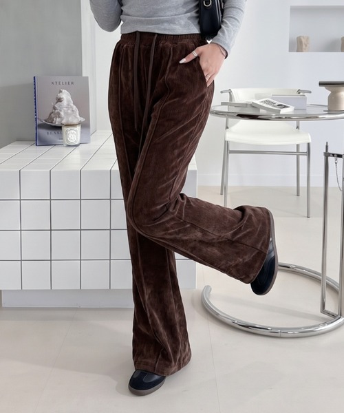 Ada.(エイダ)の「カット コーデュロイ フレア パンツ(その他パンツ・レディース・ブラウン/ブルー/ブラック・FREE)」の19枚目の写真