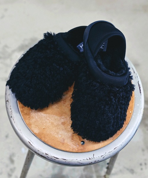 MEI（メイ）の「MEI メイ LONG FUR MOC SHOES 2WAY ロングファー レオパード アニマル柄 プードルファー モックシューズ / Lady’s（スリッポン・レディース・ブラック/ブラック系/グレイッシュベージュ/レオパード/ブラウン系・M/S/L）」の3枚目の写真