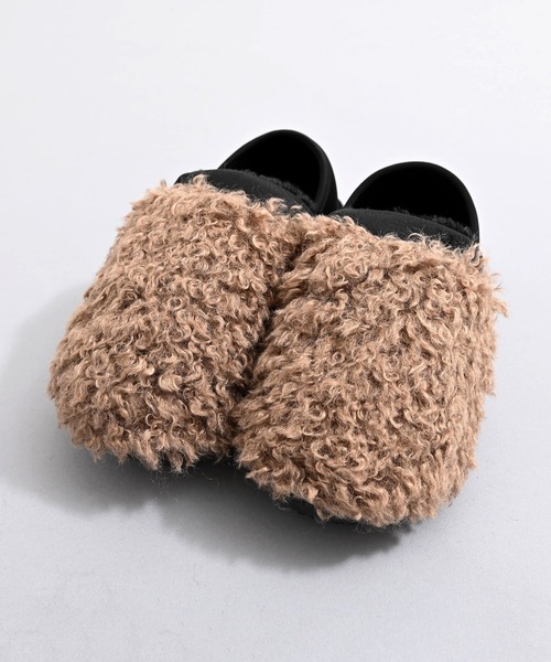 MEI（メイ）の「MEI メイ LONG FUR MOC SHOES 2WAY ロングファー レオパード アニマル柄 プードルファー モックシューズ / Lady’s（スリッポン・レディース・ブラック/ブラック系/グレイッシュベージュ/レオパード/ブラウン系・M/S/L）」の10枚目の写真