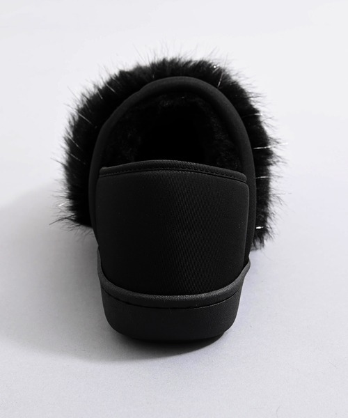 MEI（メイ）の「MEI メイ LONG FUR MOC SHOES 2WAY ロングファー レオパード アニマル柄 プードルファー モックシューズ / Lady’s（スリッポン・レディース・ブラック/ブラック系/グレイッシュベージュ/レオパード/ブラウン系・M/S/L）」の13枚目の写真