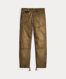 RRL（ダブル アール エル）の「エンジニア フィット ディストレスト デニム ワークパンツ（デニムパンツ）」