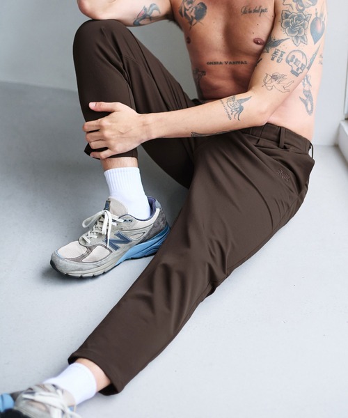 AXCXM（アクスシーム）の「mp15537-URBAN TECH-TRAD TAPERED テーパードパンツ(AXM-BFA0016)（その他パンツ・メンズ・ブラウン/ブラック/アイボリー・M/XL/L）」の12枚目の写真