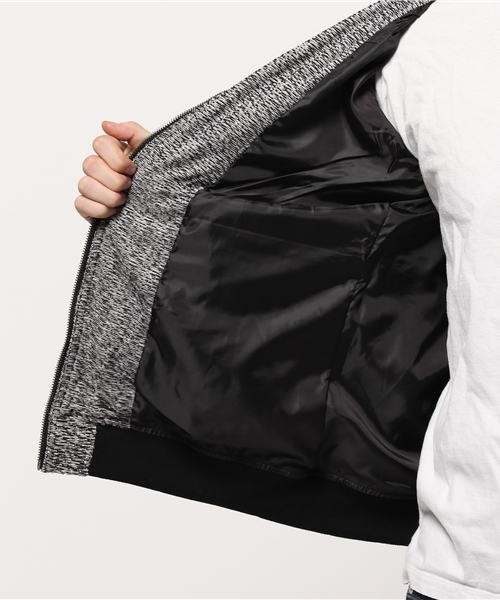 VENCEEXCHANGE（ヴァンスエクスチェンジ）の「ブークレーパイル MA-1               （MA-1・メンズ・ブラック/オフホワイト/グレー・MEDIUM/LARGE）」の11枚目の写真