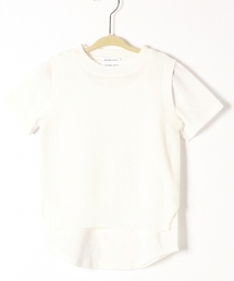 GLOBAL WORK | 【キッズ】ニットベストツキプルオーバー半袖/719042(Tシャツ/カットソー)