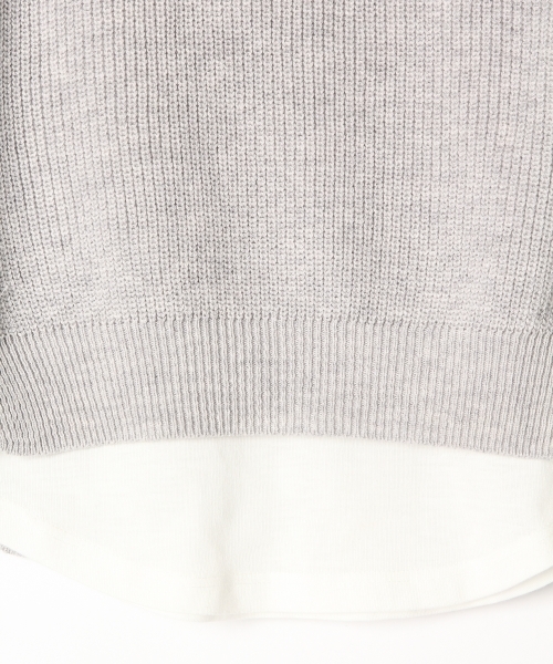 GLOBAL WORK（グローバルワーク）の「【キッズ】ニットベストツキプルオーバー半袖/719042（Tシャツ/カットソー・キッズ・ホワイト/ピンク/グレー・MEDIUM/X-LARGE/LARGE/SMALL）」の7枚目の写真