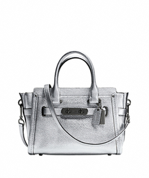 COACH コーチ スワッガー キャリーオール27 ペブルレザー