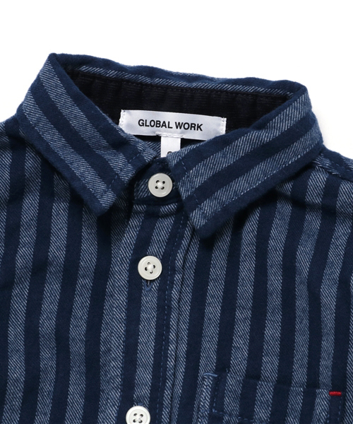 GLOBAL WORK（グローバルワーク）の「【キッズ】フランネルガラシャツ/726817（シャツ/ブラウス・キッズ・レッド/ブラック/ネイビー/ライトイエロー/グリーン/レッド系その他・LARGE/SMALL/MEDIUM/X-LARGE）」の7枚目の写真