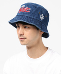 ALDIES | Light Hat 刺繍入り バケットハット(寬邊帽)