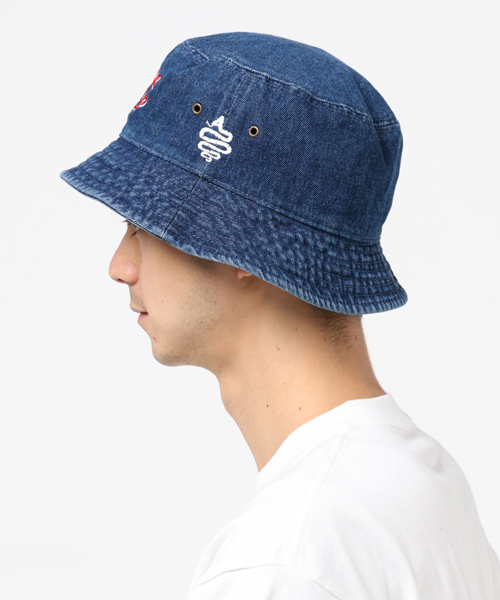 ALDIES（アールディーズ）の「Light Hat 刺繍入り バケットハット（ハット・メンズ・ネイビー/カモフラージュ/ブラック/ライトブルー・FREE）」の11枚目の写真